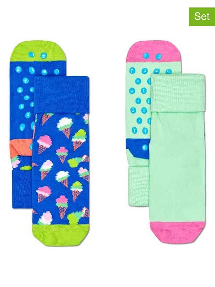 Happy Socks Skarpety (2 pary) ze wzorem rozmiar: 74/80