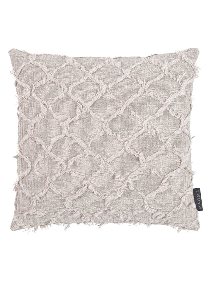 Magma Heimtex Poszewka "Nomi" w kolorze beżowym na poduszkę - 40 x 40 cm rozmiar: onesize