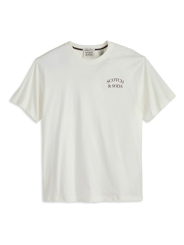 Scotch & Soda Koszulka w kolorze białym rozmiar: M