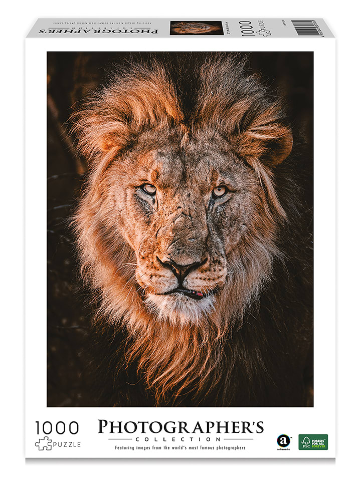 ambassador 1000-częściowe puzzle "Lion's head" - 14+ rozmiar: onesize