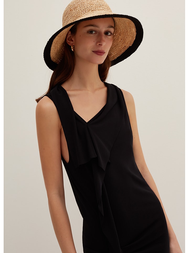 STEFANEL Sukienka w kolorze czarnym rozmiar: L