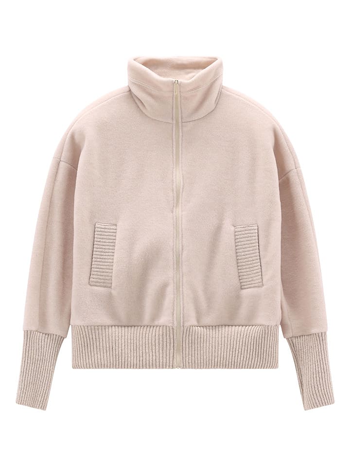 Jeanne Baret Kurtka polarowa "Wallis" w kolorze kremowym rozmiar: 42