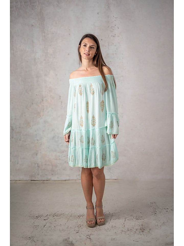 Lula Natura Sukienka w kolorze błękitnym rozmiar: onesize