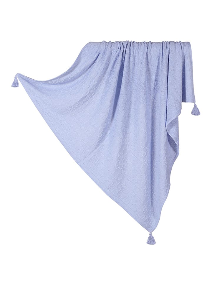 La Millou Kocyk bambusowy "Tender" - Tuscany Sky rozmiar: 85x85 cm