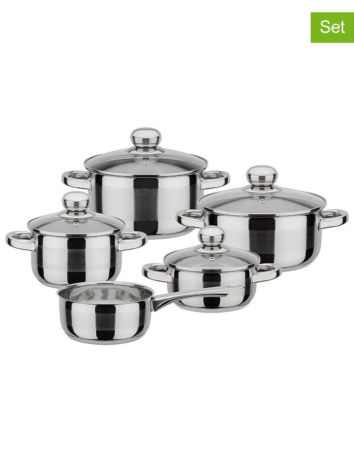 GSW 9-częściowy zestaw "Silver Star" w kolorze srebrnym rozmiar: onesize