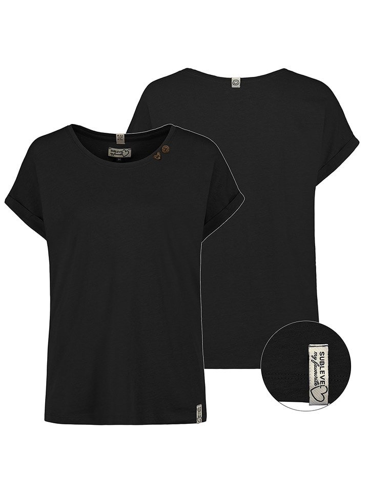 Sublevel Koszulka w kolorze czarnym rozmiar: M