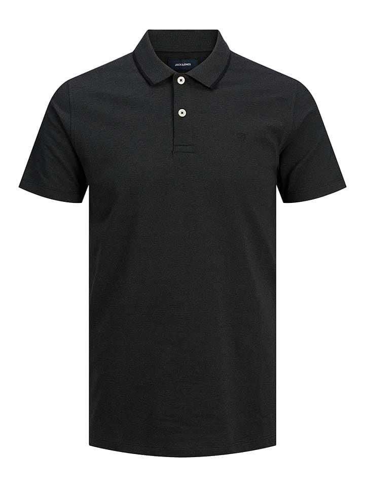 Jack & Jones Koszulka polo "Paulos" w kolorze czarnym rozmiar: S