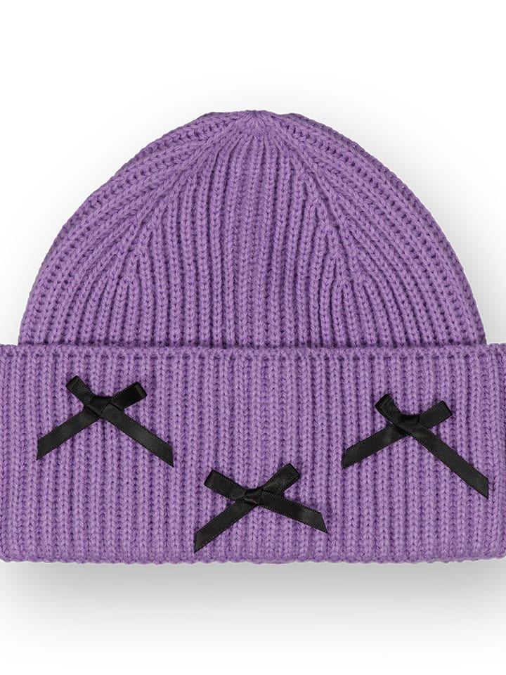 Vingino Czapka beanie "Valera" w kolorze fioletowym rozmiar: 146-164