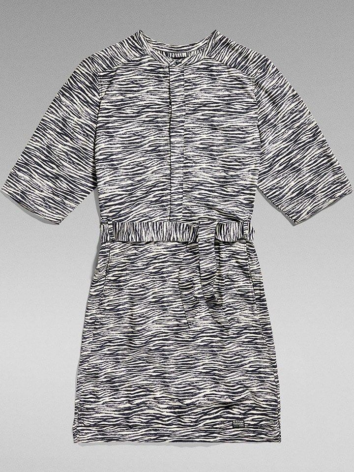 G-Star Sukienka w kolorze czarno-białym rozmiar: XL