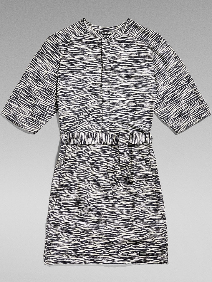 G-Star Sukienka w kolorze czarno-białym rozmiar: XL