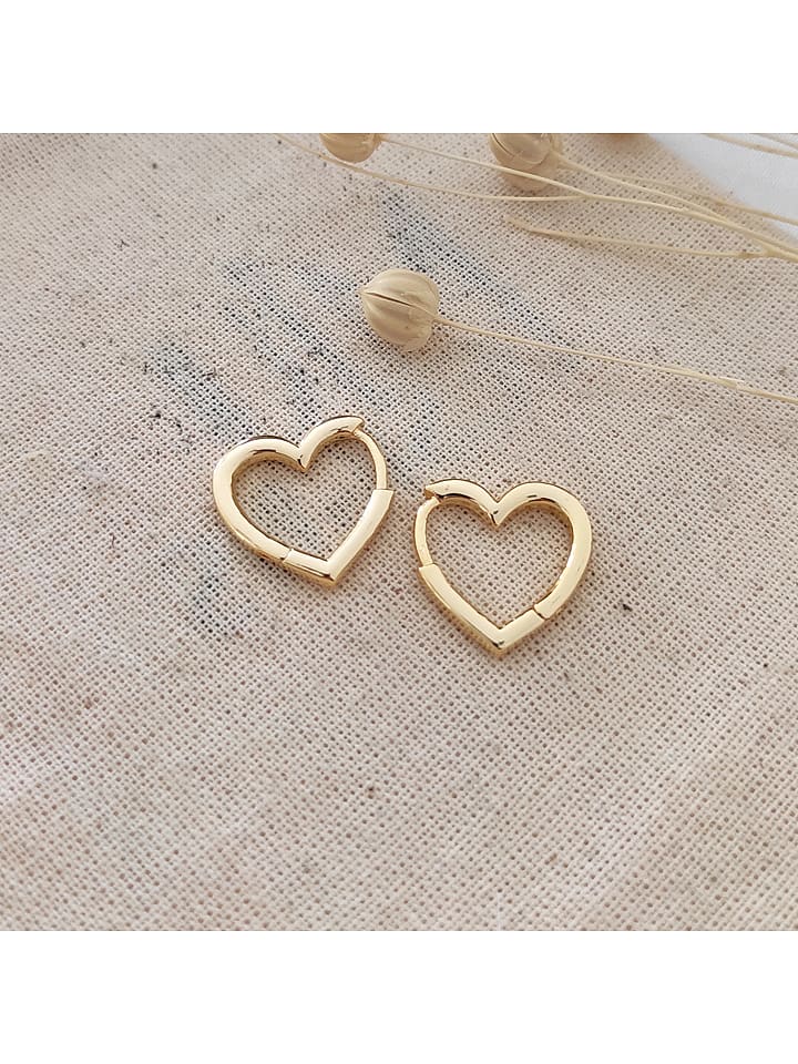 atelier MIU Pozłacane kolczyki-kreole rozmiar: onesize