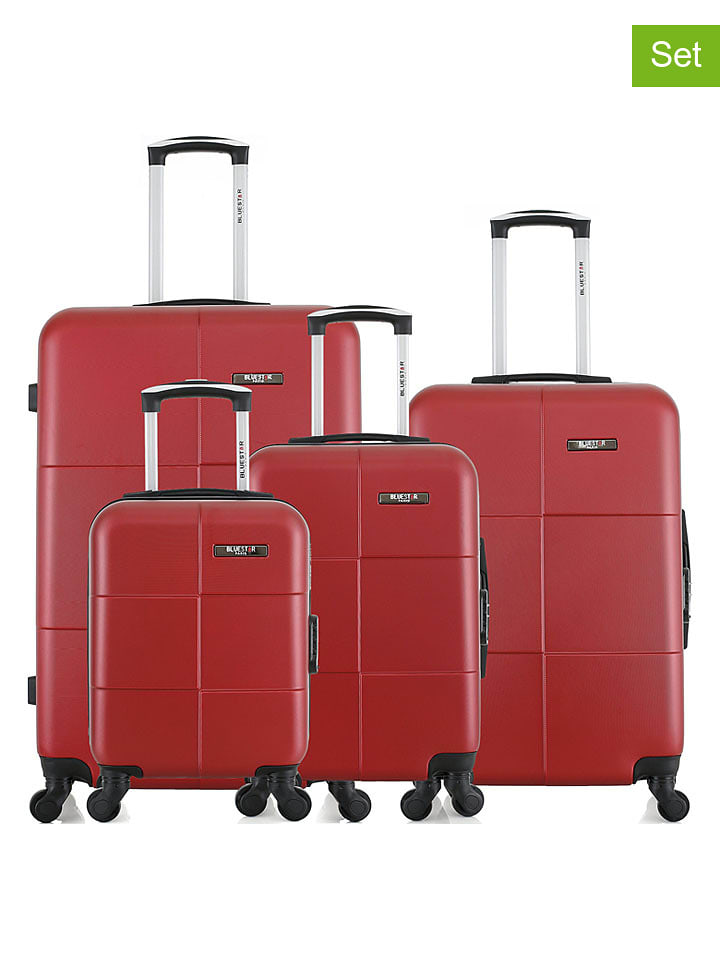 BlueStar 4-częściowy zestaw "Miami" w kolorze czerwonym rozmiar: onesize