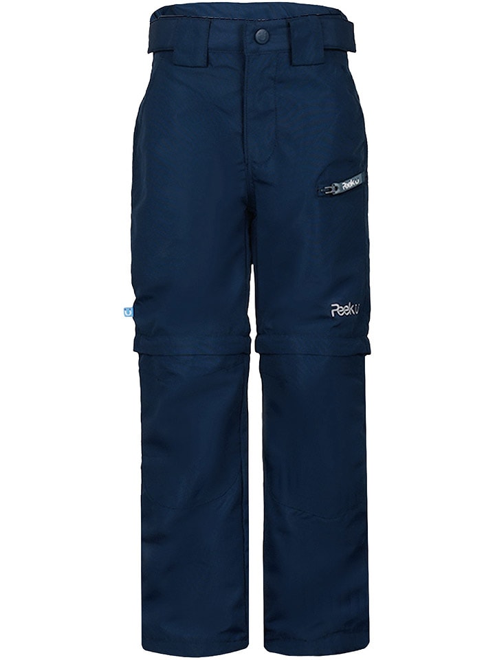 Peek U Spodnie trekkingowe Zipp-Off "Terra" w kolorze granatowym rozmiar: 152