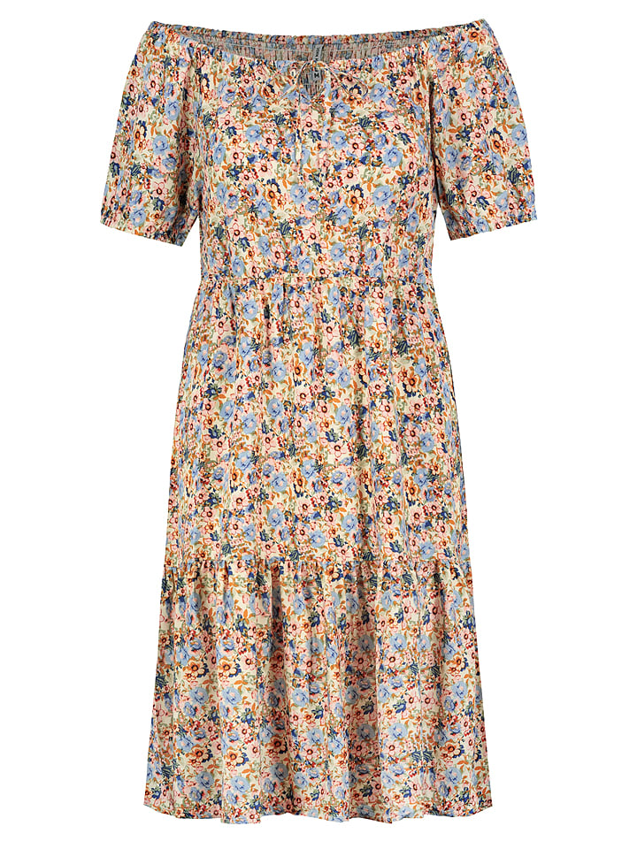 Fresh Made Sukienka "Fresh Made" w kolorze beżowym rozmiar: XS