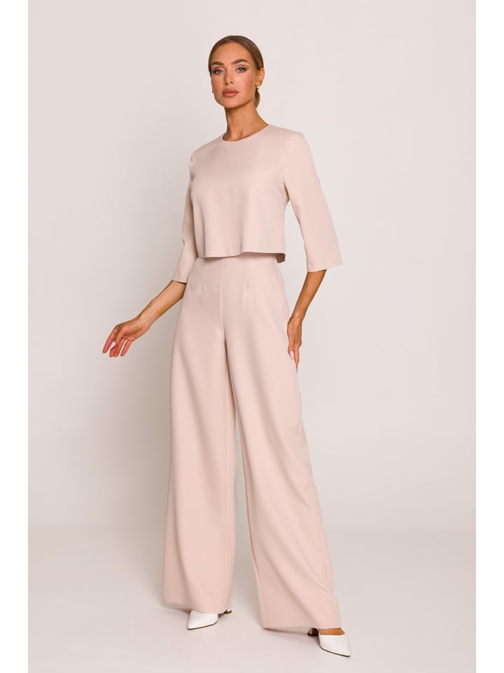 made of emotion Kombinezon w kolorze jasnoróżowym rozmiar: M