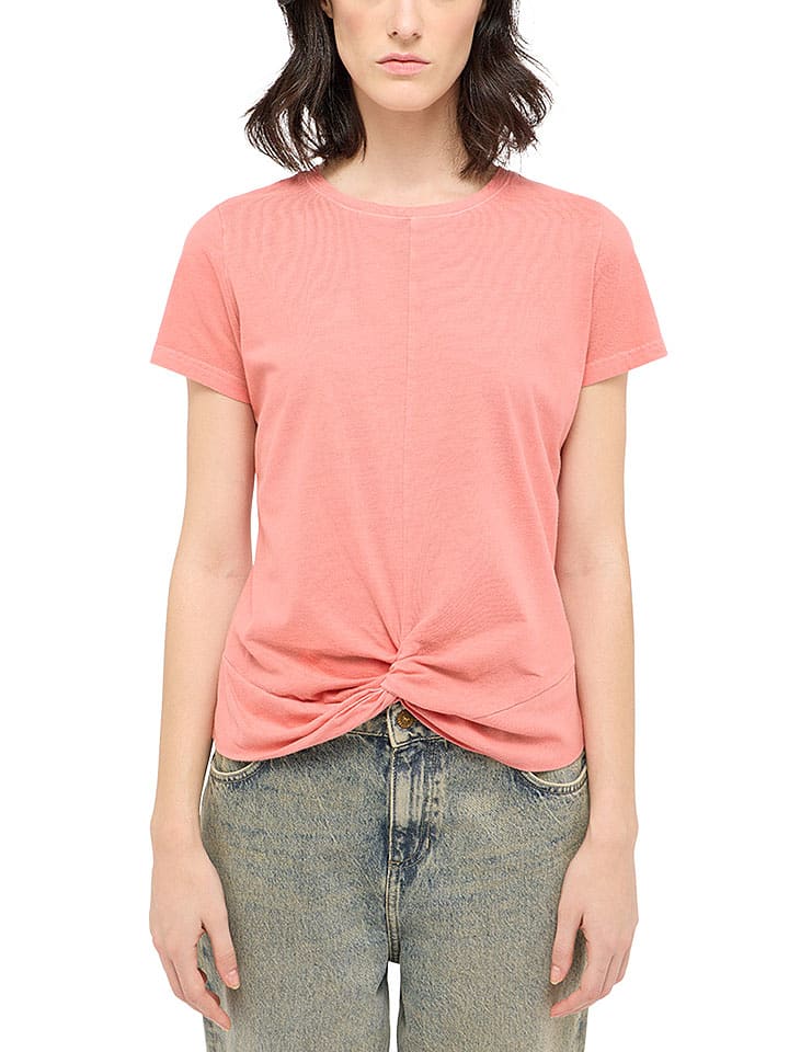 Mustang Koszulka w kolorze koralowym rozmiar: XS