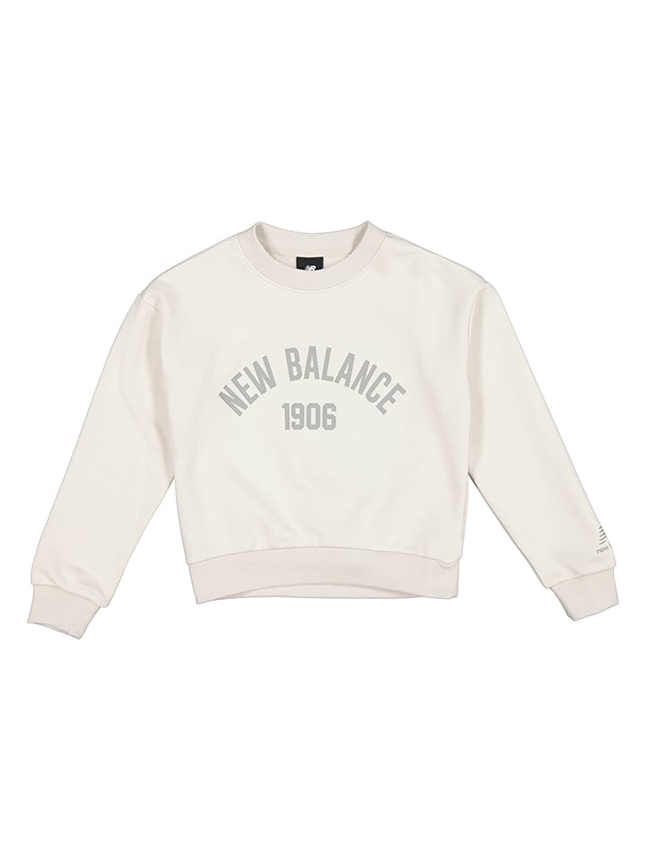 New Balance Spodnie dresowe "Essentials" w kolorze beżowym rozmiar: M