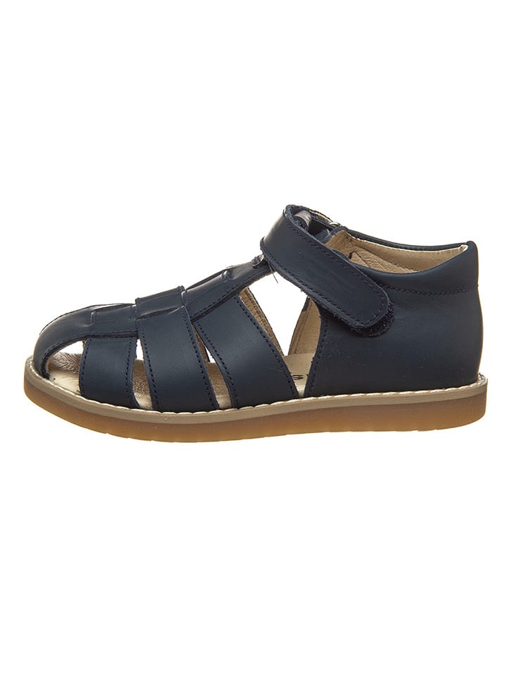 kmins Skórzane półsandały w kolorze granatowym rozmiar: 25