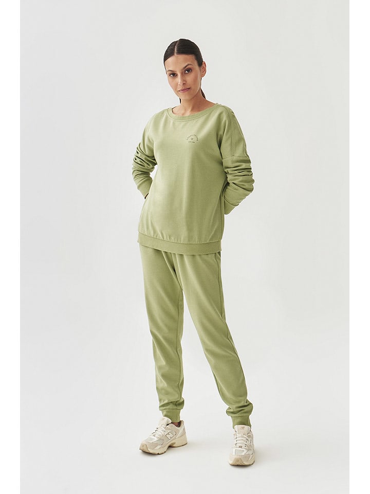 TATUUM Spodnie dresowe w kolorze jasnozielonym rozmiar: M