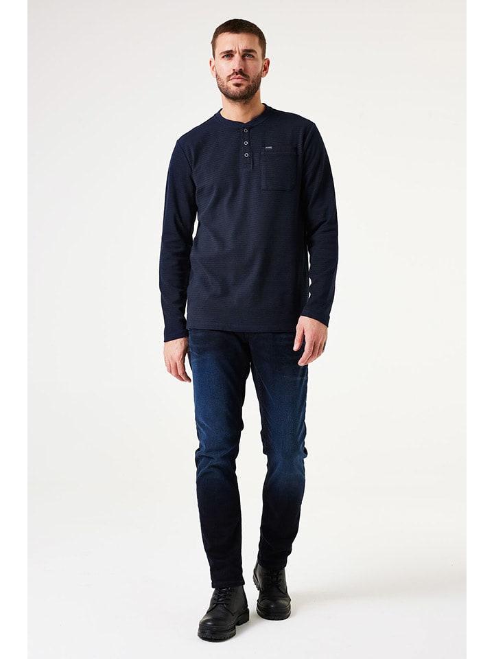 Garcia Koszulka w kolorze granatowym rozmiar: L