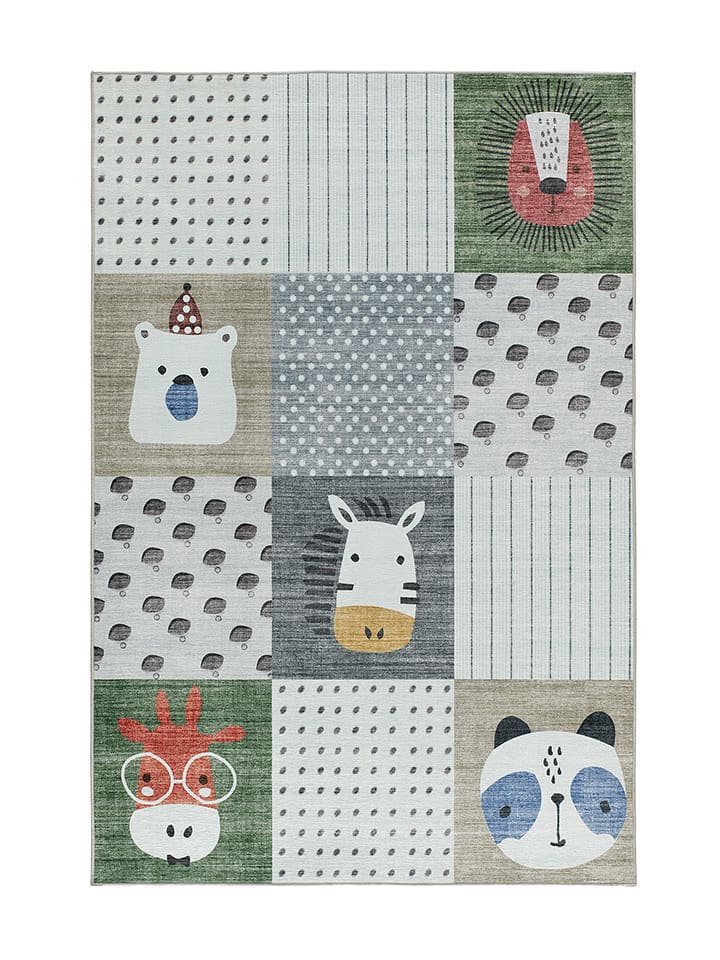 Atticgo Dywan "Candy" w kolorze biało-szaro-zielonym rozmiar: 120x170 cm