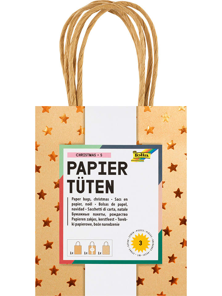 folia PAPER Torebki papierowe "X-Mas S" rozmiar: onesize