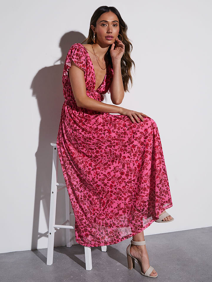 Milan Kiss Sukienka w kolorze różowo-czerwonym rozmiar: XL