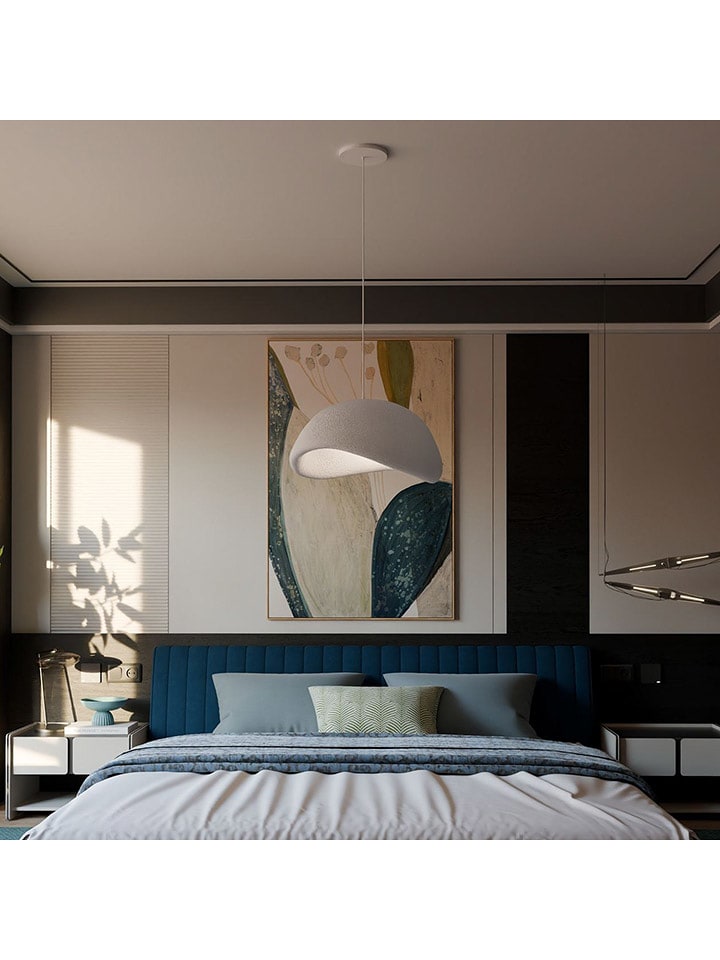 Opviq Lampa wisząca w kolorze białym - Ø 50 cm rozmiar: onesize