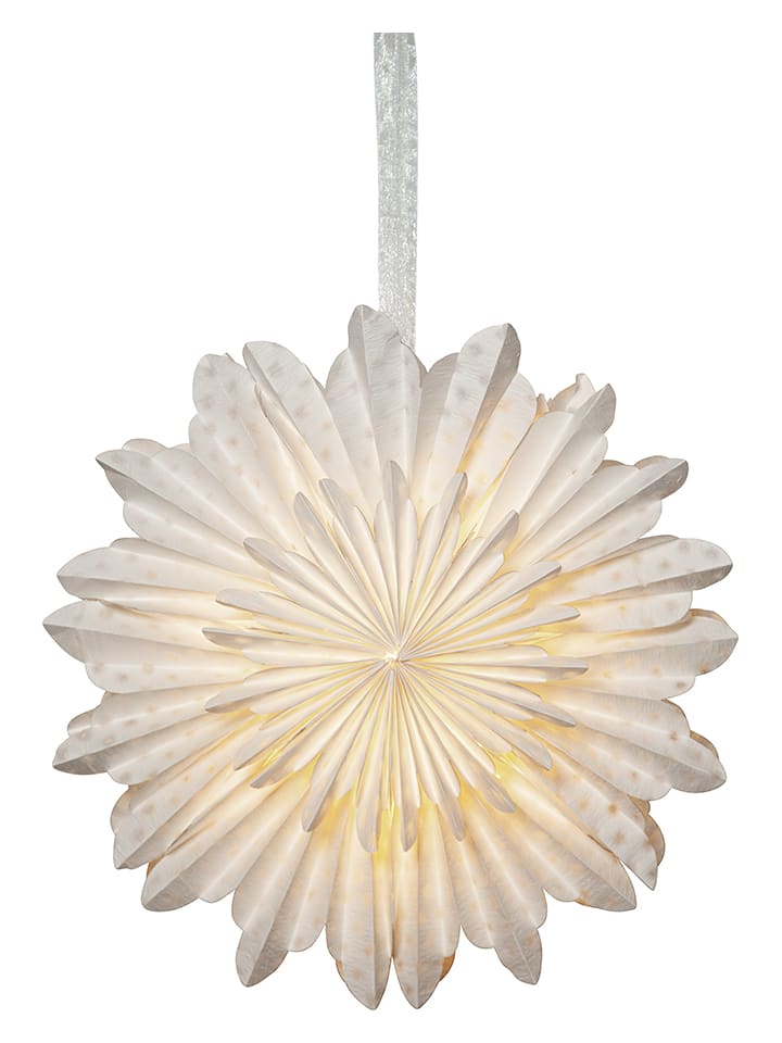 STAR Trading Gwiazda papierowa "Cloud" w kolorze białym - Ø 45 cm rozmiar: onesize