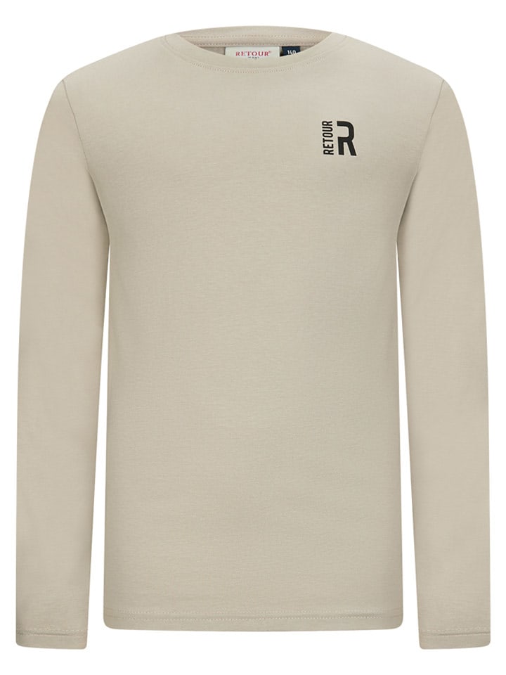 Retour Koszulka "Vidar" w kolorze beżowym rozmiar: 122/128