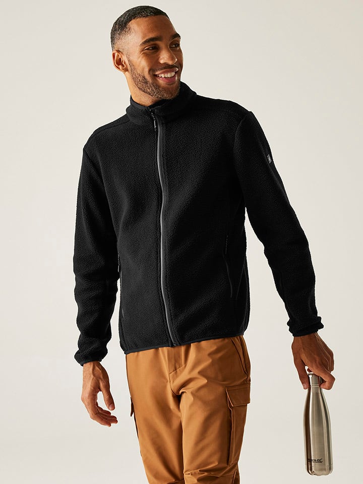 Regatta Kurtka polarowa "Elnut" w kolorze czarnym rozmiar: XL