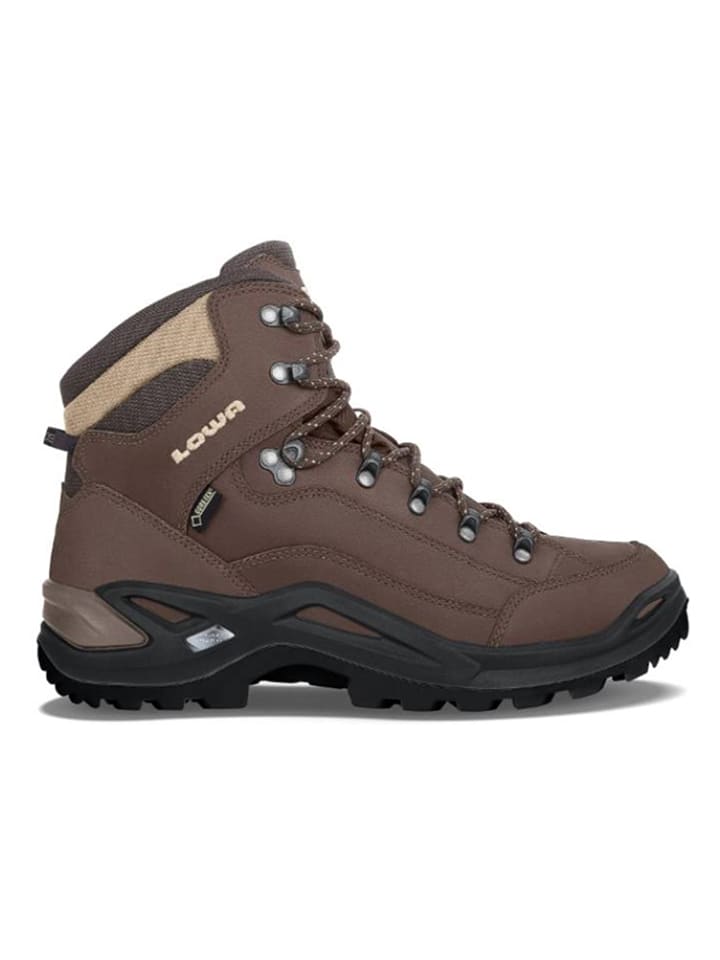 LOWA Skórzane buty trekkingowe "Renegade GTX Mid" w kolorze brązowym rozmiar: 47