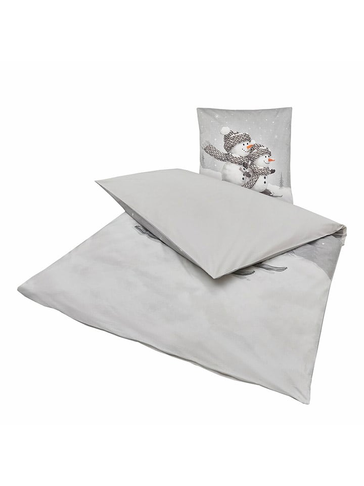 Boltze Komplet pościeli "Frosty" w kolorze jasnoszarym rozmiar: 135x200 cm