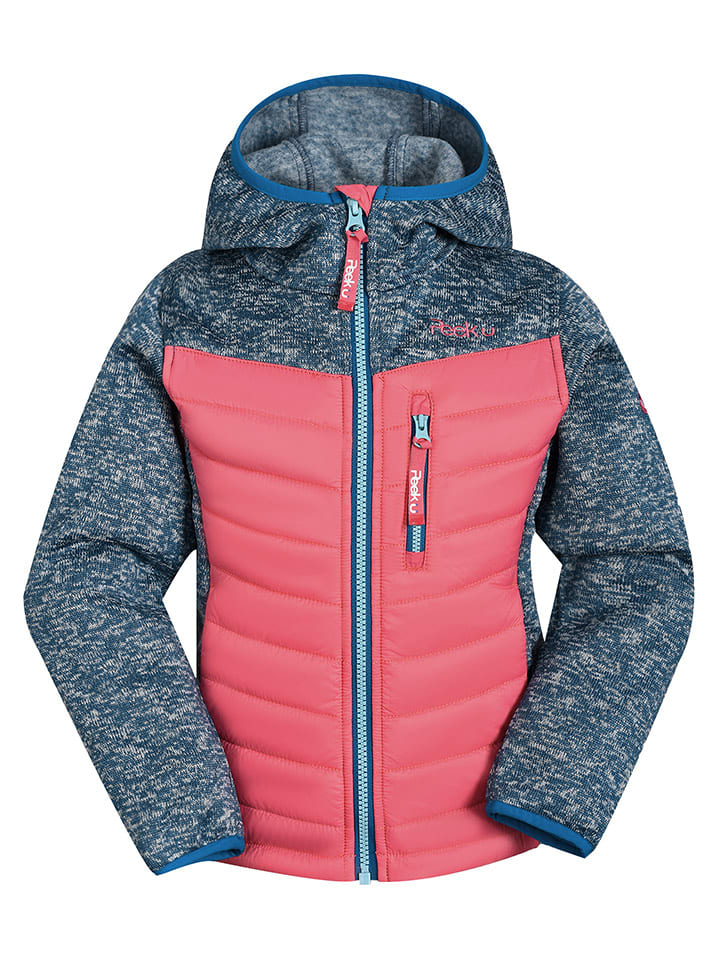 Peek U Kurtka hybrydowa "Apple" w kolorze jasnoróżowo-granatowym rozmiar: 98