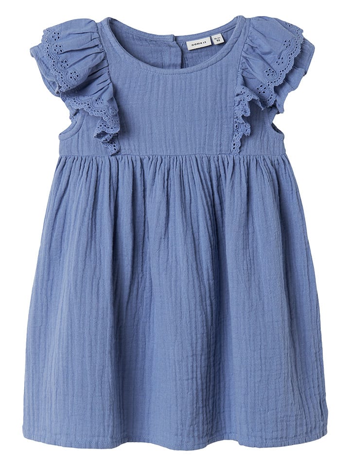 name it Sukienka "Hakki" w kolorze niebieskim rozmiar: 92