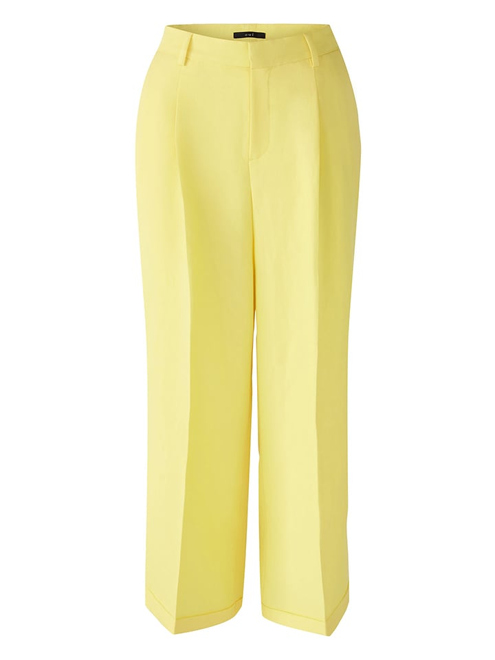 Oui Spodnie w kolorze żółtym rozmiar: 36