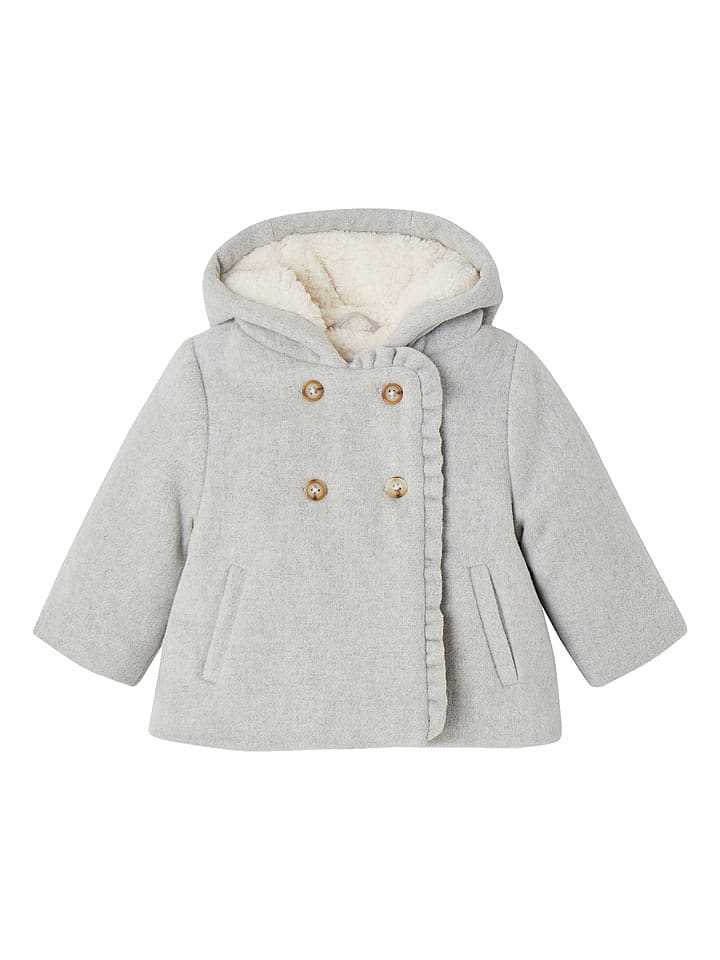 vertbaudet Kurtka zimowa w kolorze szarym rozmiar: 86