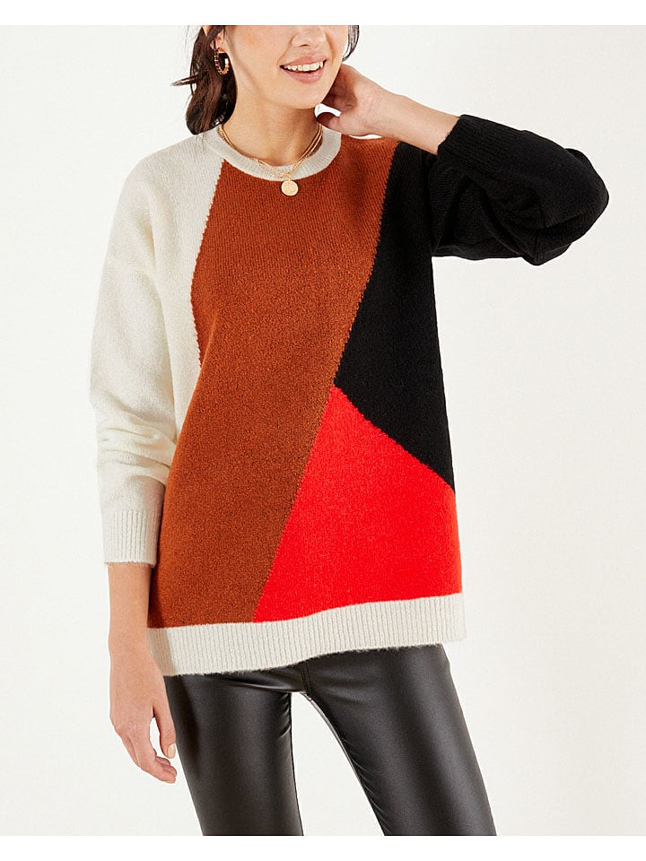 Milan Kiss Sweter ze wzorem rozmiar: L