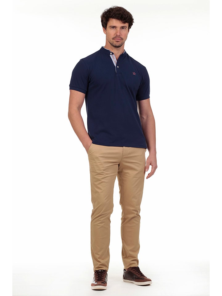 The Time of Bocha Koszulka polo w kolorze granatowym rozmiar: S