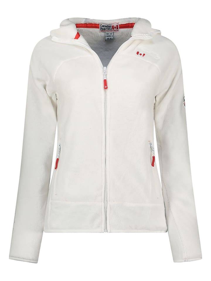 Canadian Peak Kurtka polarowa "Upaloodeak" w kolorze białym rozmiar: XL