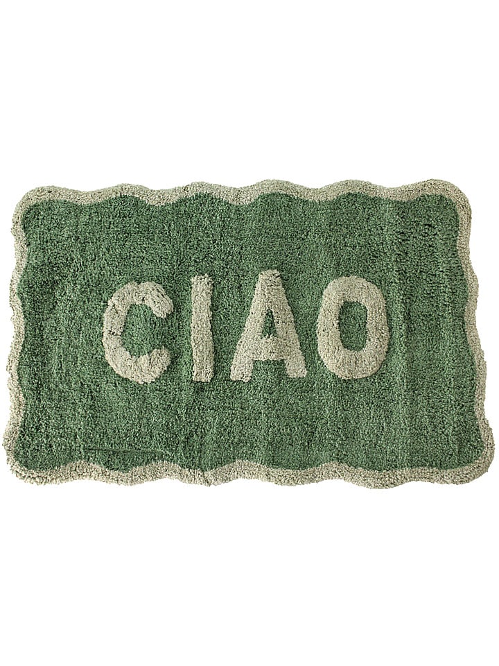 Kersten Dywanik łazienkowy "Ciao" w kolorze zielonym - 50 x 80 cm rozmiar: onesize