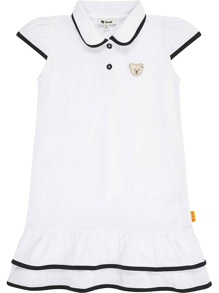 Steiff Sukienka w kolorze białym rozmiar: 116