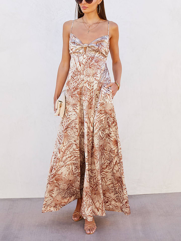 Milan Kiss Kombinezon w kolorze beżowo-brązowym rozmiar: XL