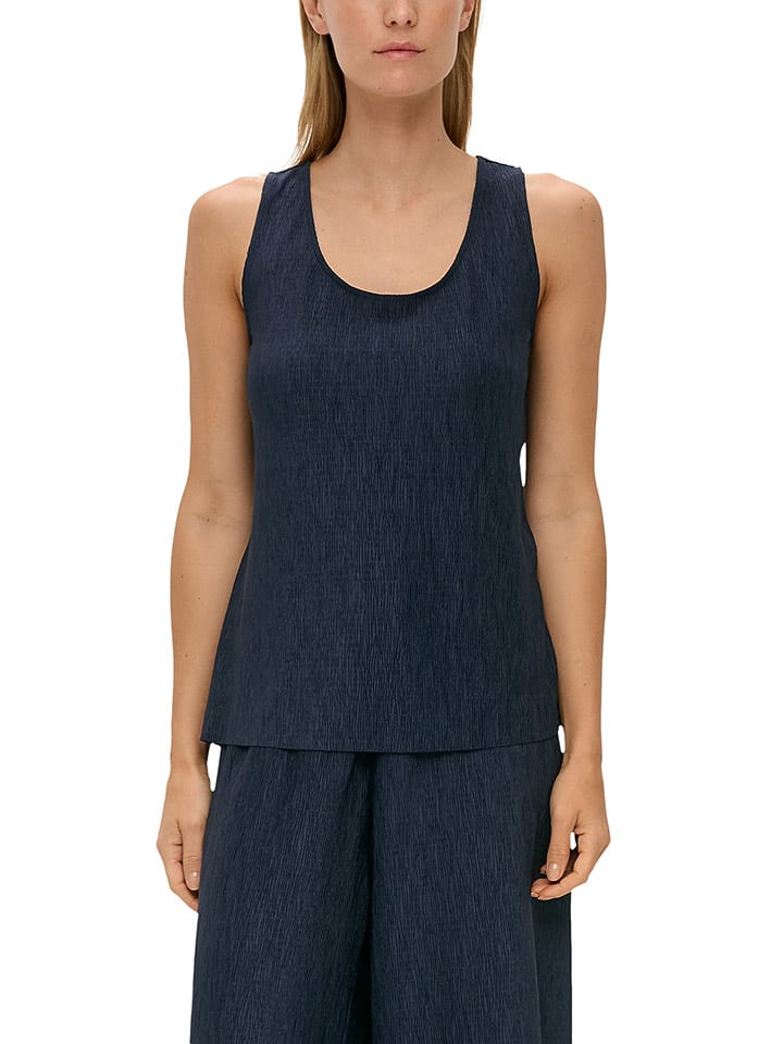 S.OLIVER RED LABEL Top w kolorze granatowym rozmiar: 36