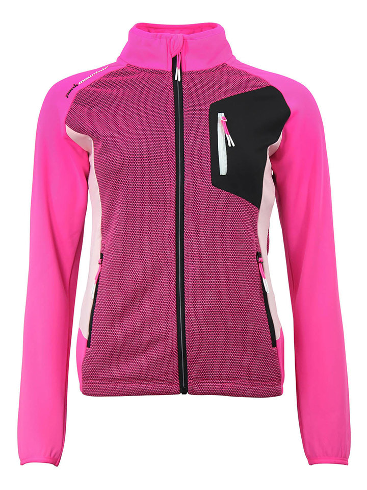 Peak Mountain Kurtka polarowa "Acerin" w kolorze różowym rozmiar: L