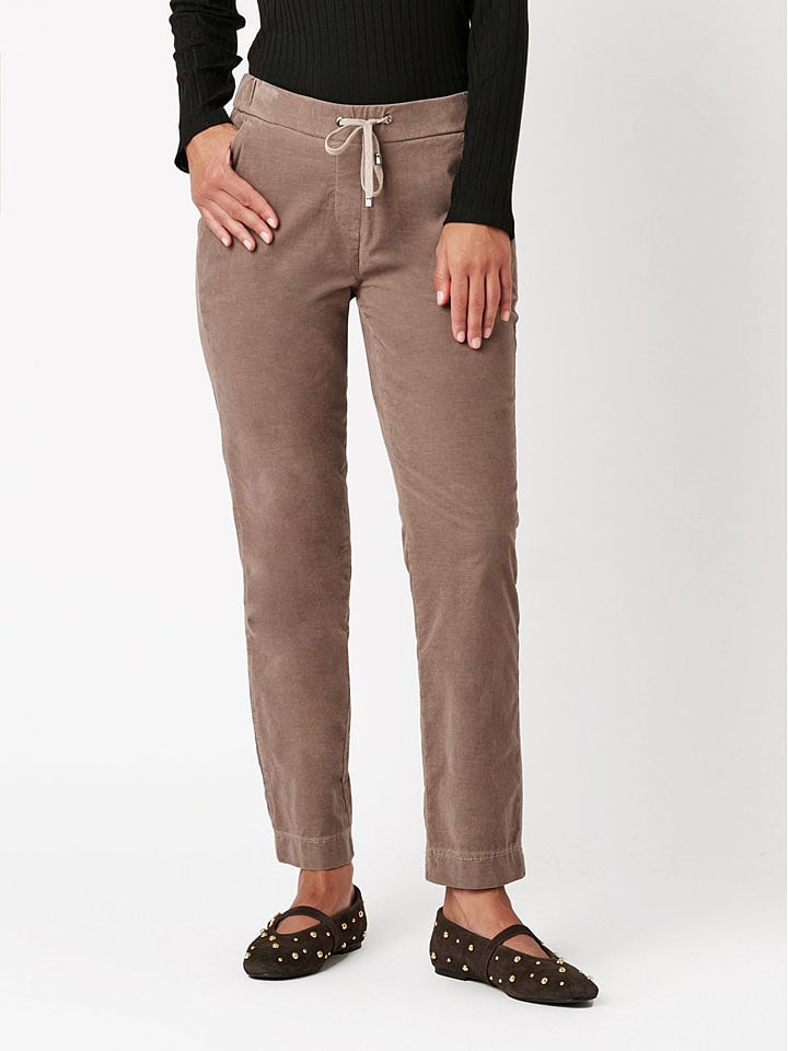 Toni Spodnie w kolorze jasnobrązowym rozmiar: 42