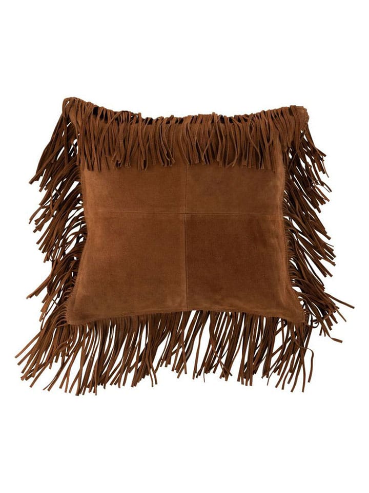 J Line Poduszka w kolorze jasnobrązowym - 42 x 41 cm rozmiar: onesize