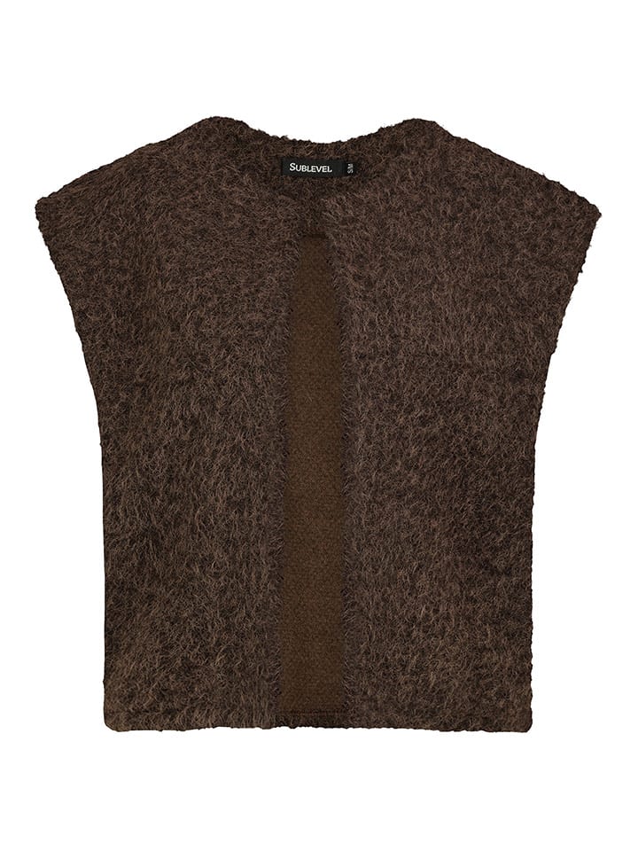 Sublevel Kamizelka w kolorze brązowym rozmiar: L/XL