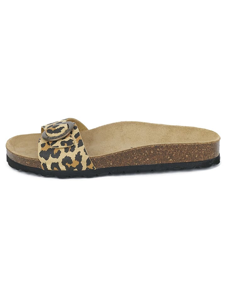 BABUNKERS Family Klapki w kolorze brązowo-beżowym rozmiar: 38