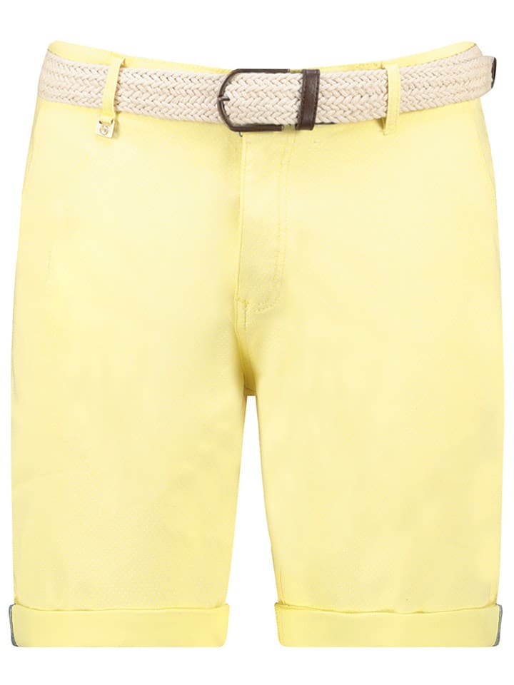 Geographical Norway Bermudy "Podex" w kolorze żółtym rozmiar: S
